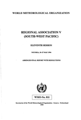 Regional Association V (South-West Pacific)