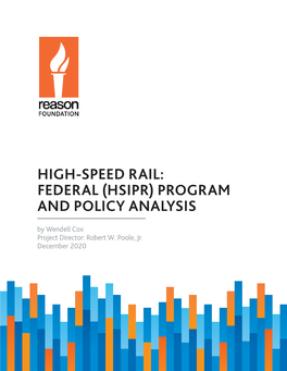 High Speed Rail: Federal