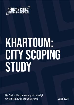 Khartoum: City Scoping Study