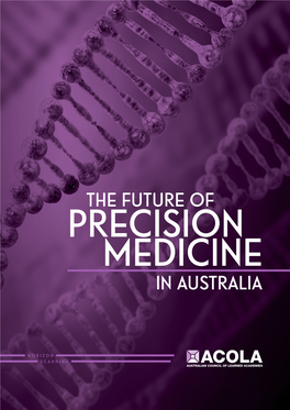 The Future of Precision Medicine in Australia