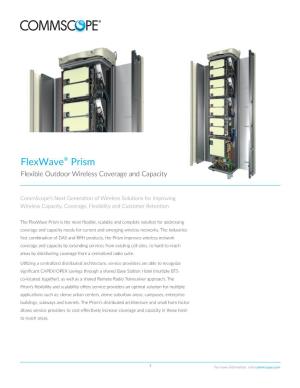 Flexwave™ Prism Flexible Outdoor Wireless Coverage and Capacity