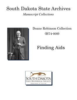 South Dakota State Archives Manuscript Collections