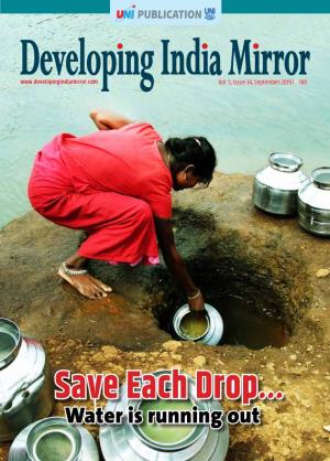Save Each Drop… Water Is Running Out