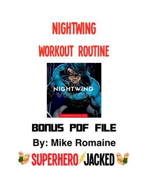 Nightwing Workout Routine