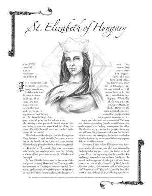 St. Elizabeth of Hungary ~ Page 2