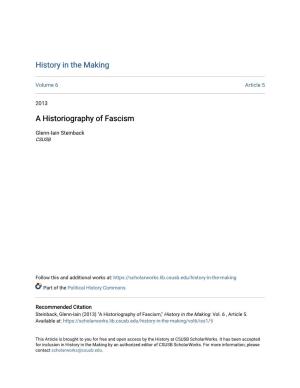 A Historiography of Fascism