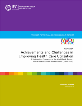 Armenia: Achievements and Challenges in Improving Health