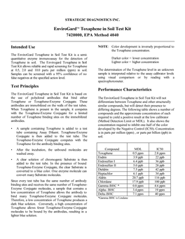 Envirogard™ Toxaphene in Soil Test Kit