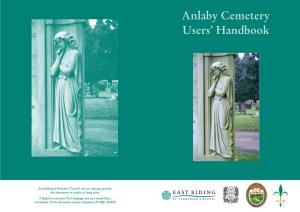 Anlaby Cemetery Handbook