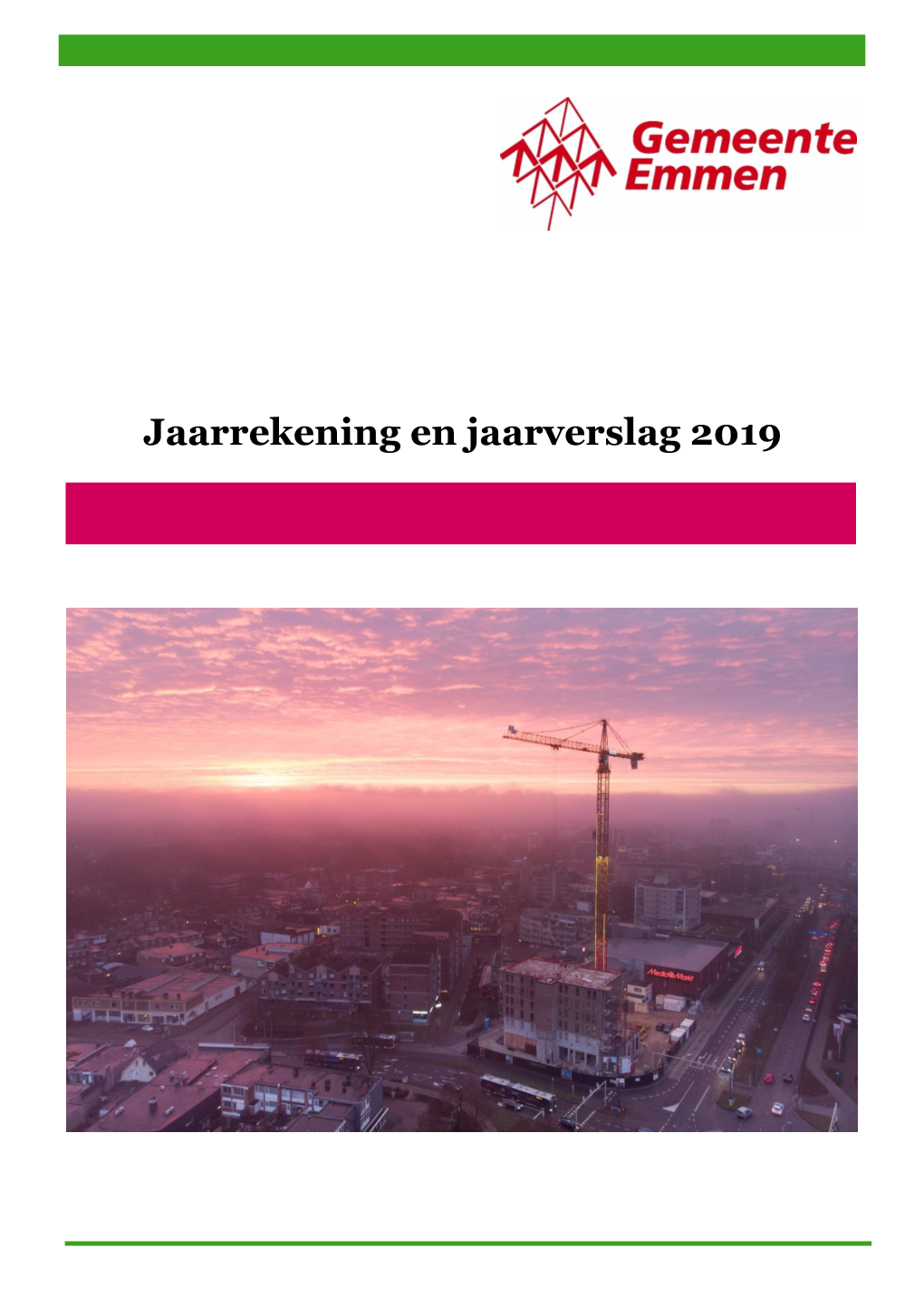 Jaarrekening En Jaarverslag 2019