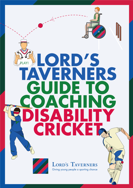 Lord's Taverners Guide to Coaching Disability Cricket