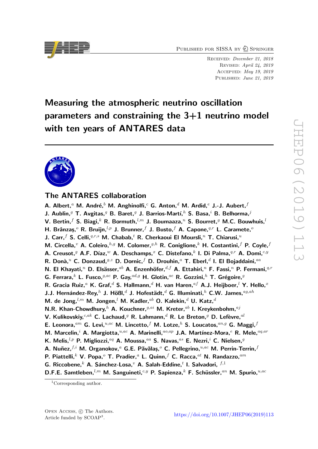 Measuring the Atmospheric Neutrino Oscillation