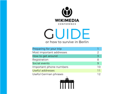 Or How to Survive in Berlin