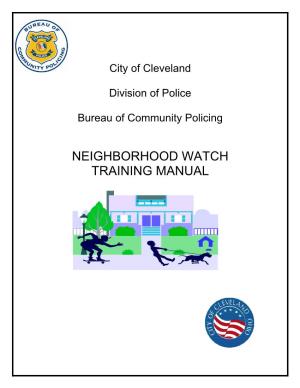 Neighborhood Watch Training Manual