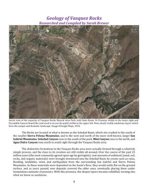 Geology of Vasquez Rocks Researched and Compiled by Sarah Brewer