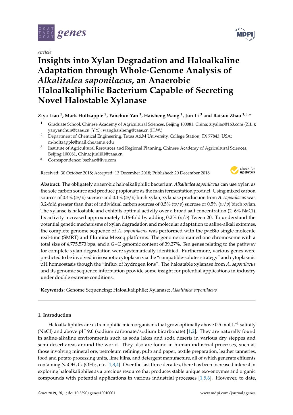 Insights Into Xylan Degradation and Haloalkaline