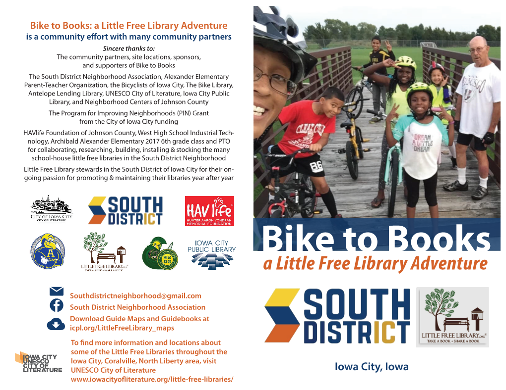 Bike to Books: a Little Free Library Adventure