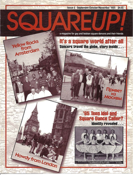 SQUAREUP! OCTOBER 1995 Square Dancers Take the Promenade Abroad by Myron Taylor