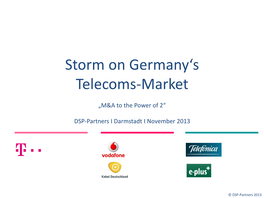 Storm on Germany's Telecoms-Market