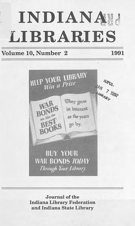 INDIA LIBRARIES Volume 10, Number 2 1991