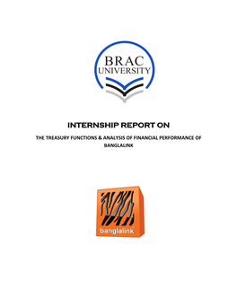 Internship Report On