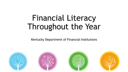 2020 Financial Literacy Throughout the Year