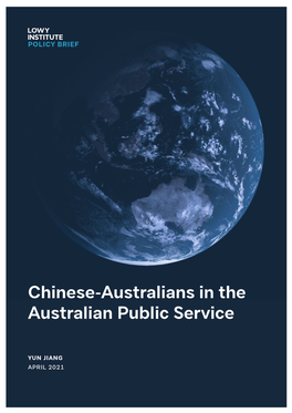 Chinese-Australians in the Australian Public Service