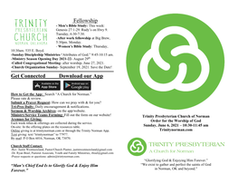 Fellowship Get Connected Download Our