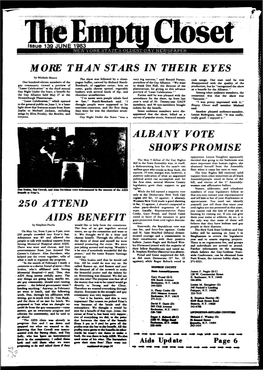 June 1983 Ne7^ York State's Oldest Gay Newspaper More Than Stars in Their Eyes