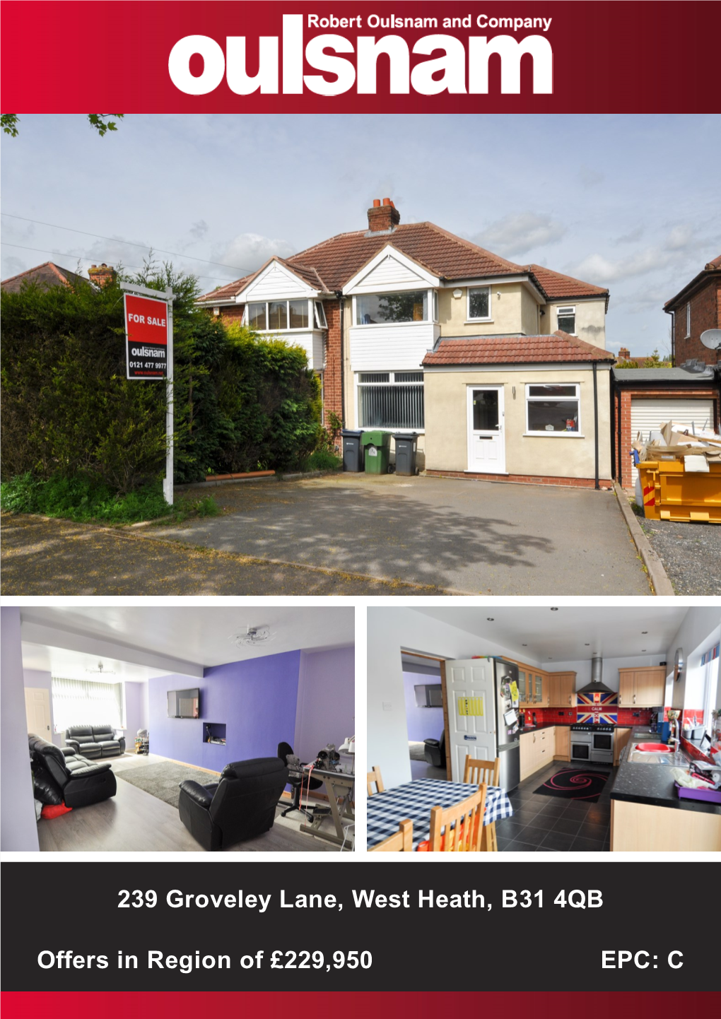 239 Groveley Lane, West Heath, B31 4QB Offers