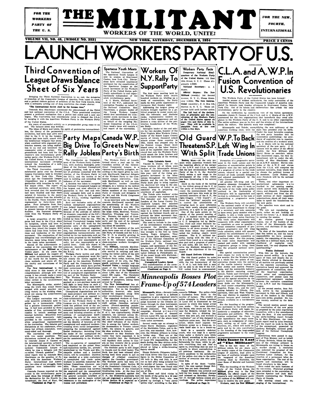 Launch Workers Party of U.S