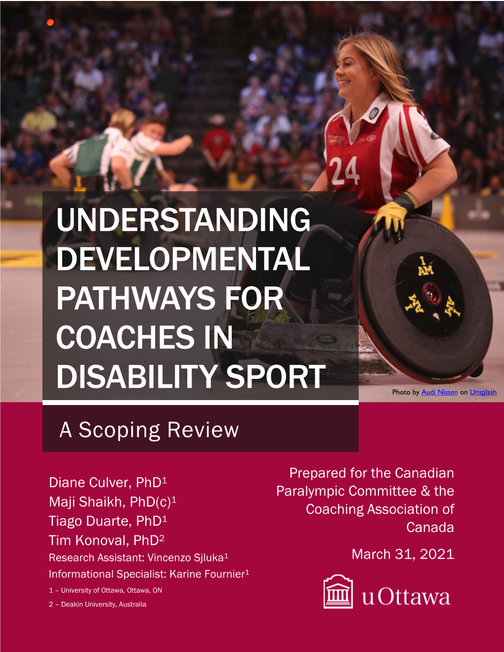 Cdos in Disability Sport FINAL Report