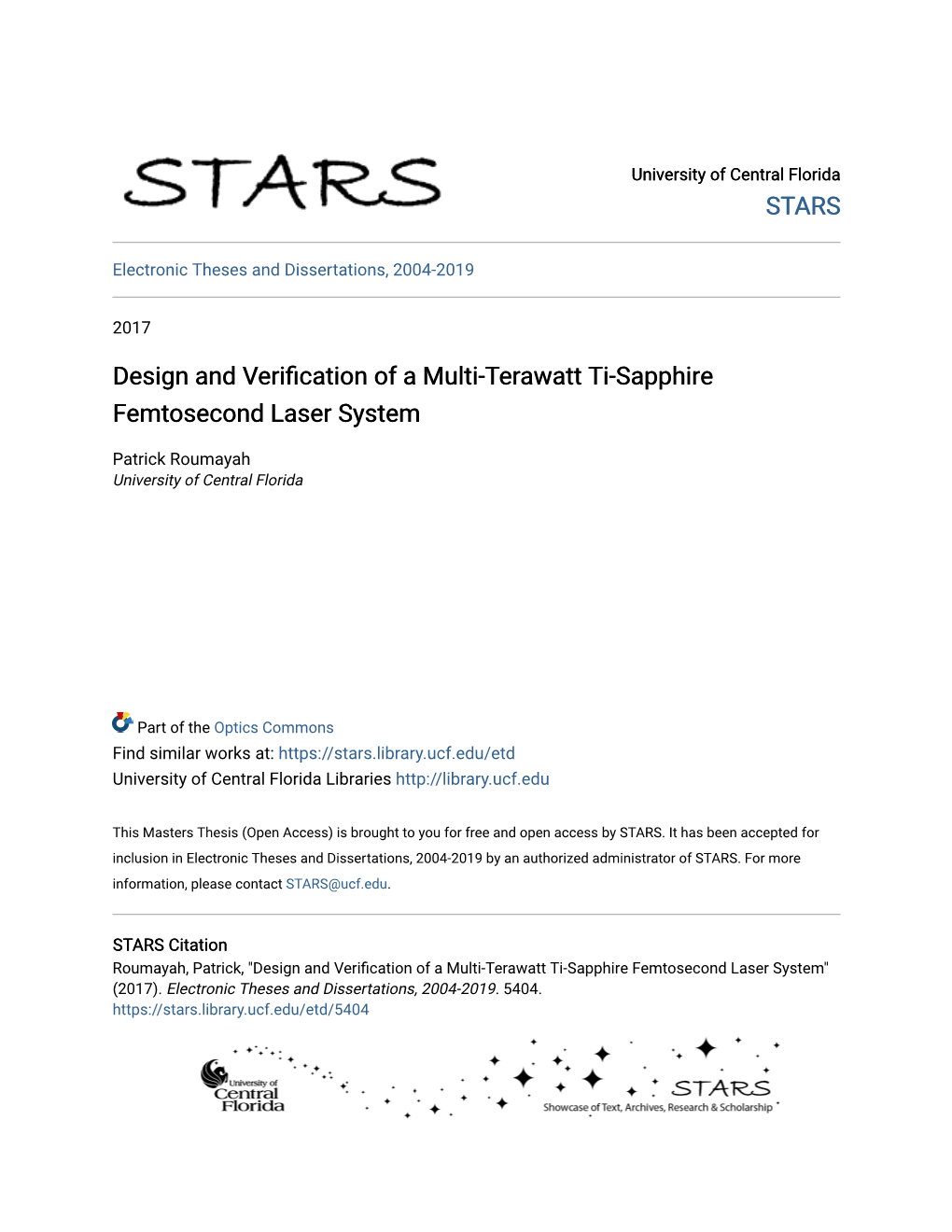 Design and Verification of a Multi-Terawatt Ti-Sapphire Femtosecond Laser System