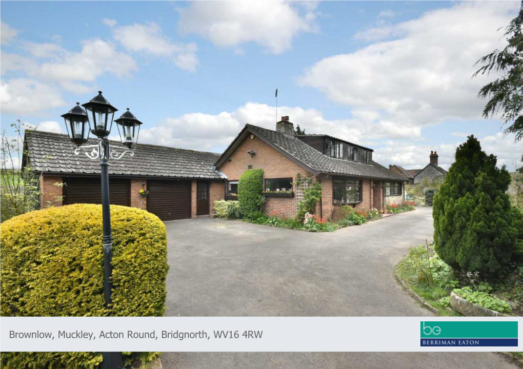 Brownlow, Muckley, Acton Round, Bridgnorth, WV16