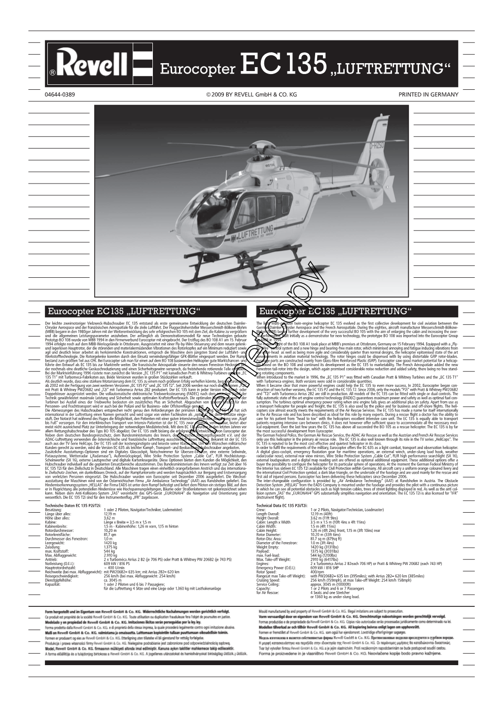 Eurocopter EC135„LUFTRETTUNG“