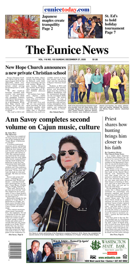 Ann Savoy Completes Second Volume on Cajun Music, Culture