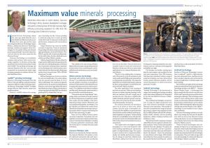 Maximum Value Minerals Processing