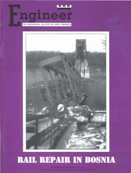 RAIL REPAIR in BOSNIA by Major Gcncrcrl Rohert B