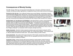Consequences of Bloody Sunday