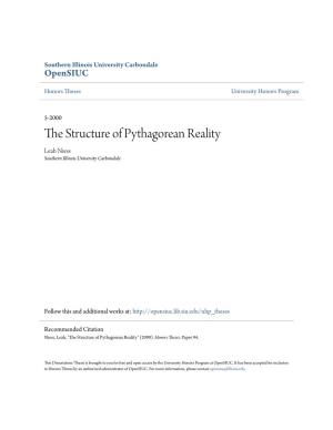 The Structure of Pythagorean Reality