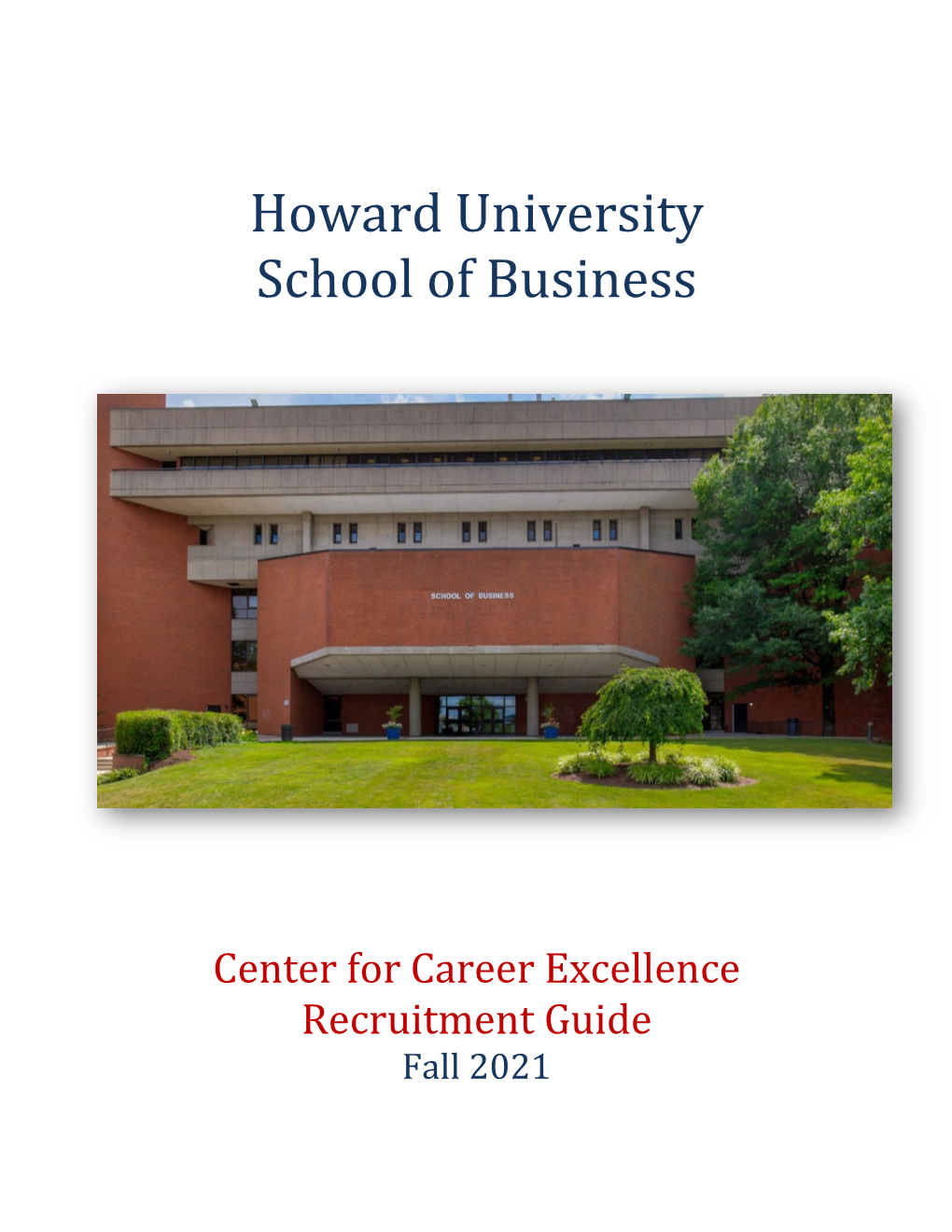 HUSB Recruitment Guide Fall 2021