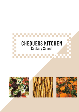 Chequers Kitchen Book & Cook Recipe Book