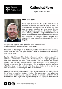 Download the April 2018 Edition of Cathedral