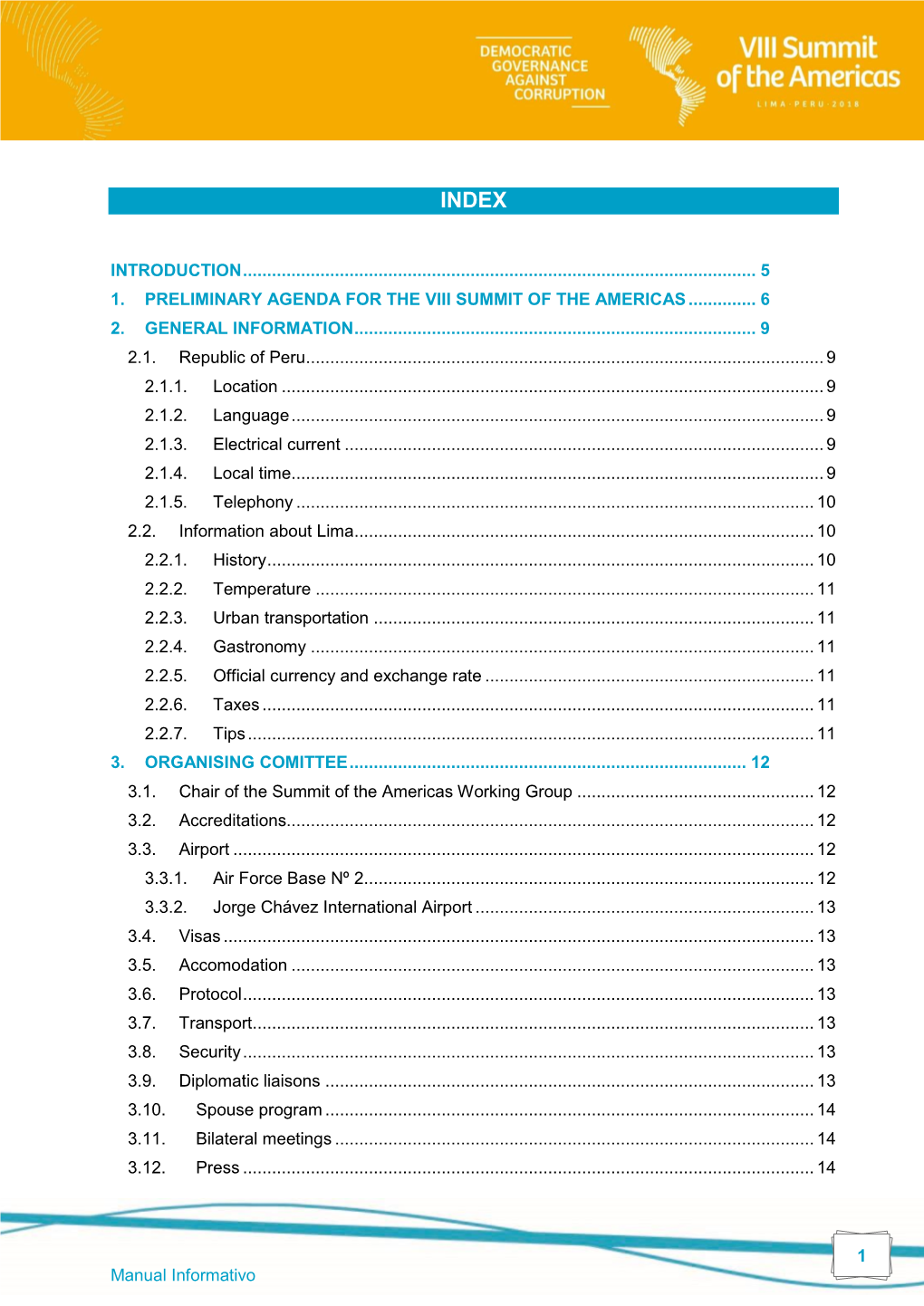 Manual Informativo 1 INTRODUCTION