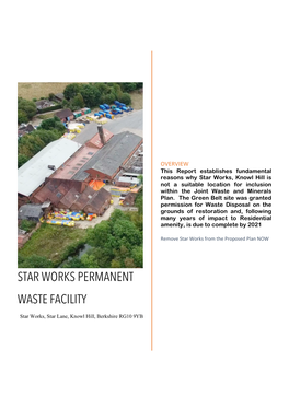 Star Works Report