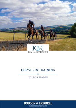 Horses in Training