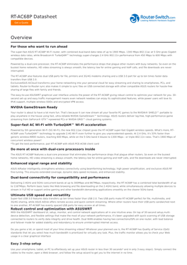 RT-AC68P Datasheet Overview