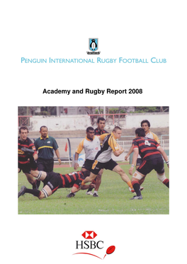 Academy and Rugby Report 2008