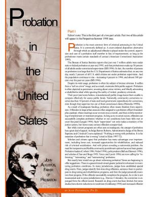 Probation in the United States