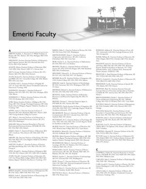 544 Emeriti Faculty